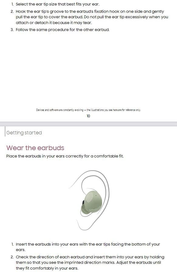 Samsung Galaxy Buds2 True Wireless Noise Cancelling Bluetooth Earbuds - Lavender (Renewed)