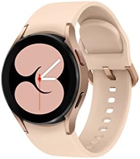 Samsung Galaxy Watch 4 40mm Bluetooth Smartwatch with ECG Heart Rate Monitor, Tracker for Health, Fitness, Running, Sleep Tracking, GPS Fall Detection, US Version, SM-R860NZDAXAA, Pink Gold