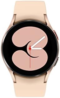 Samsung Galaxy Watch 4 40mm Bluetooth Smartwatch with ECG Heart Rate Monitor, Tracker for Health, Fitness, Running, Sleep Tracking, GPS Fall Detection, US Version, SM-R860NZDAXAA, Pink Gold