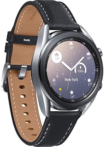 Samsung Galaxy Watch3 GPS Smartwatch (Bluetooth, 41mm, Mystic Silver) (Renewed)