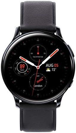 Samsung Galaxy Watch Active 2 (40mm, GPS, Bluetooth) Smart Watch with Advanced Health Monitoring, Fitness Tracking, and Long Lasting Battery, Black, SM-R830NZKCXAR (Renewed)