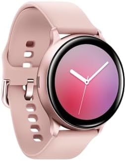 SAMSUNG Galaxy Watch Active 2 (40mm, GPS, Bluetooth) Smart Watch with Advanced Health Monitoring, Fitness Tracking, and Long lasting Battery, Pink Gold (Renewed)