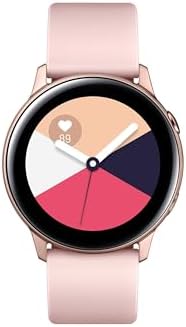 Samsung Galaxy Watch Active (40mm, Rose Gold) (Renewed)