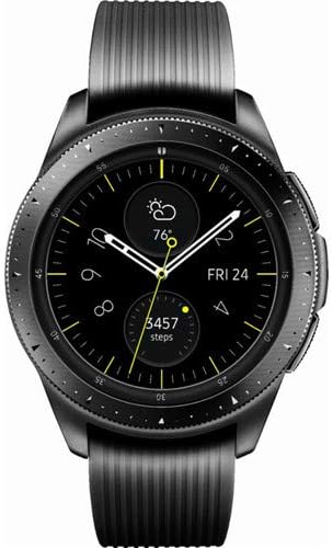 Samsung Galaxy Watch (42mm) Smartwatch (Bluetooth) Android/iOS Compatible -SM-R810 Intenational Version -No Warranty (Midnight Black) (Renewed)
