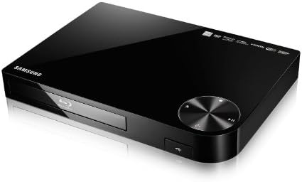 Samsung BD-F5700 Blu-ray DVD Disc Player with Built-in Wi-Fi Internet Connection, 1080p and Full HD Upconversion, Plays Blu-ray Discs, DVDs and CDs, Plus High Speed HDMI Cable (Renewed)