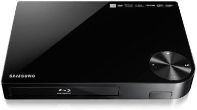 Samsung BD-F5700 Blu-ray DVD Disc Player with Built-in Wi-Fi Internet Connection, 1080p and Full HD Upconversion, Plays Blu-ray Discs, DVDs and CDs, Plus High Speed HDMI Cable (Renewed)