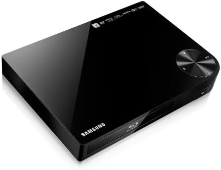 Samsung BD-F5700 Blu-ray DVD Disc Player with Built-in Wi-Fi Internet Connection, 1080p and Full HD Upconversion, Plays Blu-ray Discs, DVDs and CDs, Plus High Speed HDMI Cable (Renewed)