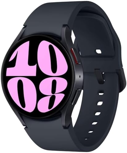 SAMSUNG Galaxy Watch 6 (40mm, WiFi + 4G LTE) 1.3" Super AMOLED Smartwatch GPS Bluetooth, Fully Unlocked w/Sleep Coaching, Water Resistant, BP Monitor R935U (w/Fast Charger Cube, Graphite) (Renewed)