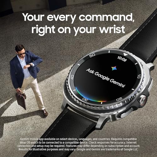 Samsung Galaxy Watch 8 Classic (2025) 46mm Bluetooth Smartwatch, Cushion Design, Rotating Bezel, Quick Button, Sleep Coaching, Running Coach, Energy Score, Black [US Version] (Renewed)