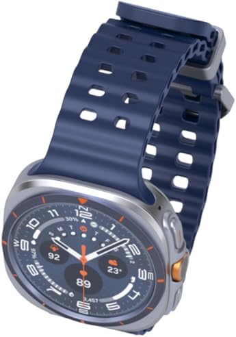 Samsung Galaxy Watch Ultra 2025 (64GB, 47mm, Unlocked LTE) AI Smartwatch with 1.5" AMOLED, Wi-Fi, Bluetooth, Heart Rate, GPS Fitness Tracker, International Model (Fast Charger Cube Bundle, Blue)