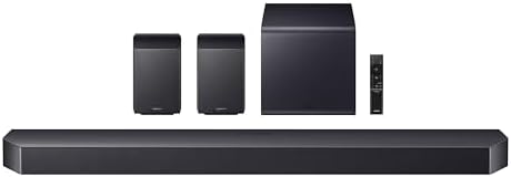 Samsung HWQ990F 11.1.4 Channel Q-Series Soundbar with Subwoofer and Rear Speakers | 11.1.4-Channel Dolby Atmos and Dts:x System with Subwoofer and Wireless Rear Speakers, Q-Symphony, HDMI Earc, WI-FI