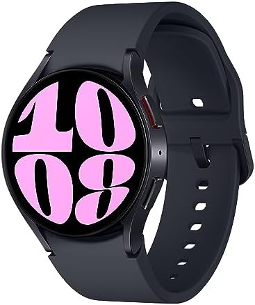 SAMSUNG Galaxy Watch 6 40mm Bluetooth Smartwatch w/ Fitness Tracker, Personalized HR Zones, Advanced Sleep Coaching, Heart Monitor, BIA Sensor, US Version, Graphite (Renewed)