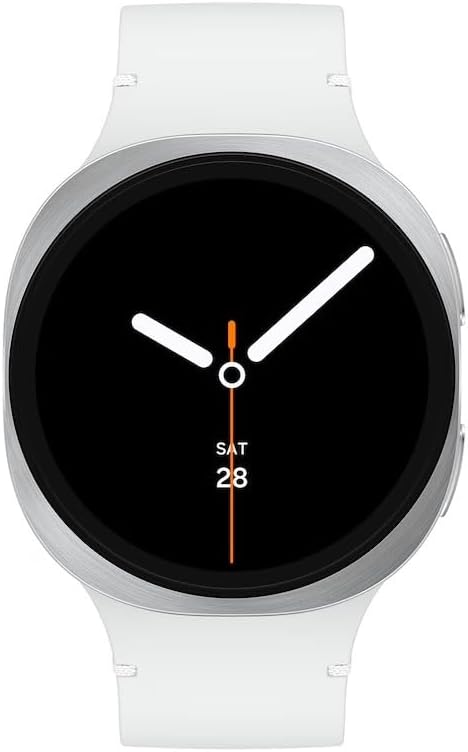 Samsung Galaxy Watch 8 (2025) 40mm LTE Smartwatch, Cushion Design, Fitness Tracker, Sleep Coaching, Running Coach, Energy Score, Heart Rate Tracking, Silver [US Version] (Renewed)