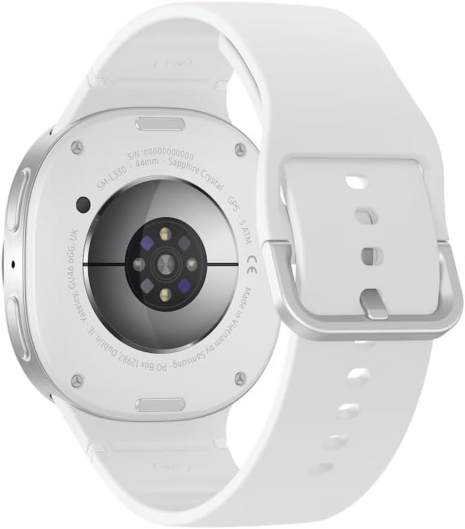 Samsung Galaxy Watch 8 (2025) 40mm LTE Smartwatch, Cushion Design, Fitness Tracker, Sleep Coaching, Running Coach, Energy Score, Heart Rate Tracking, Silver [US Version] (Renewed)