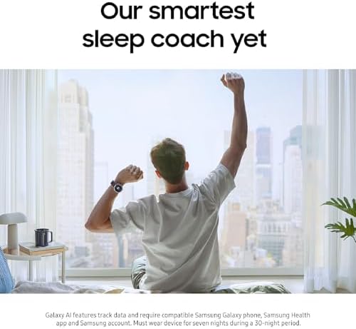 Samsung Galaxy Watch 8 Classic (2025) 46mm Bluetooth Smartwatch, Cushion Design, Rotating Bezel, Quick Button, Sleep Coaching, Running Coach, Energy Score, White [US Version, 2 Yr Warranty]