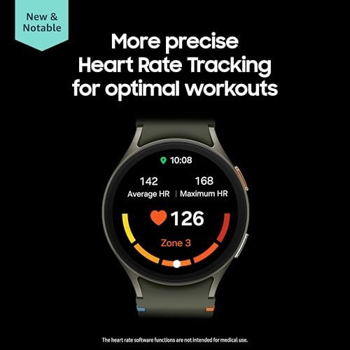 Samsung Galaxy Watch 7 44mm Bluetooth AI Smartwatch w/Energy Score, Wellness Tips, Heart Rate Tracking, Sleep Monitor, Fitness Tracker, 2024, Green [US Version, 1Yr Manufacturer Warranty]
