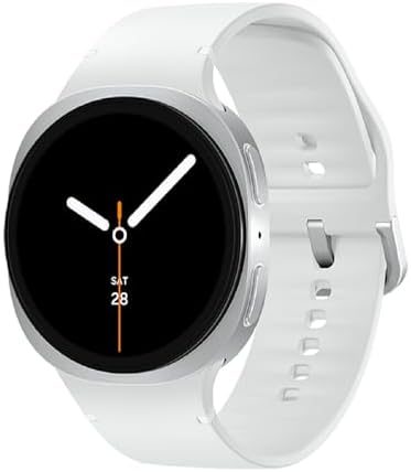 Samsung Galaxy Watch 8 (2025) 44mm Bluetooth Smartwatch, Cushion Design, Fitness Tracker, Sleep Coaching, Running Coach, Energy Score, Heart Rate Tracking, Silver [US Version, 2 Yr Warranty]