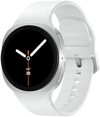 Samsung Galaxy Watch 8 (2025) 40mm Bluetooth Smartwatch, Cushion Design, GPS Fitness Tracker, Sleep Coaching, Running Coach, Energy Score, Heart Rate Tracking, Silver [US Version, 2 Yr Warranty]