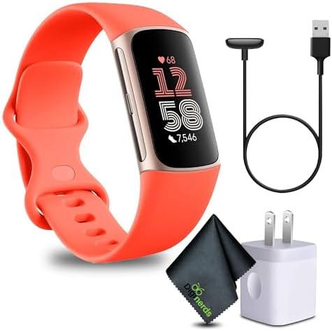 Fitbit Charge 6 Fitness Tracker Smartwatch with Heart Rate, GPS, Health Tools - ...