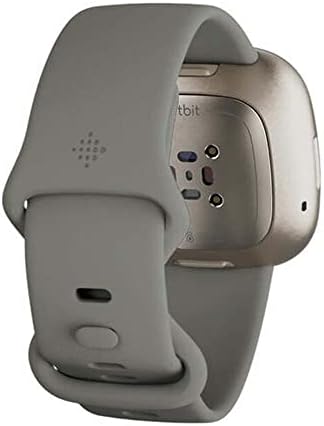 Fitbit Sense Advanced Smartwatch with Tools for Heart Health, Stress Management & Skin Temperature Trends, Sage Grey/Silver, One Size (S & L Bands Included)