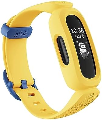 Fitbit Ace 3 Activity-Tracker for Kids 6+, Minions Special Edition, Yellow, One Size