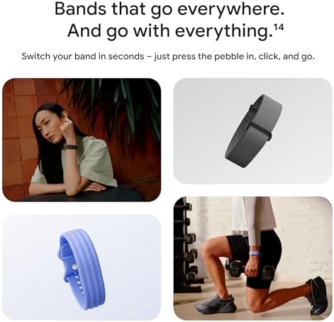 Google Fitbit Air Performance Loop Band - One Size, Micro-Adjustable - Workout-Friendly - Only Compatible with Fitbit Air - Lavender | Only compatible with Fitbit Air, microadjustable, polyester, nylon, and elastane yarn band, workout-friendly