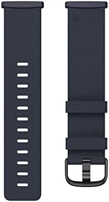 Fitbit Vegan Leather Band, 24mm Attach,Indigo,Small *Compatible with Sense 2, Sense, Versa 4 & Versa 3