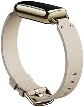 Fitbit Luxe,Leather Alternative Band,Pearl,Large
