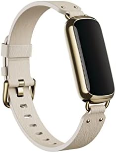 Fitbit Luxe,Leather Alternative Band,Pearl,Large