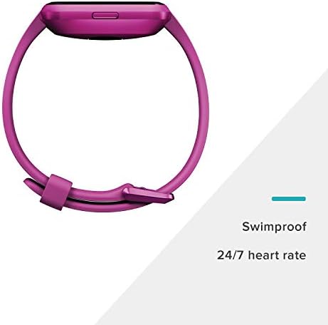Fitbit Versa Lite Edition Smart Watch, compatible with iPad, One Size (S & L bands included), 1 Count (Renewed)