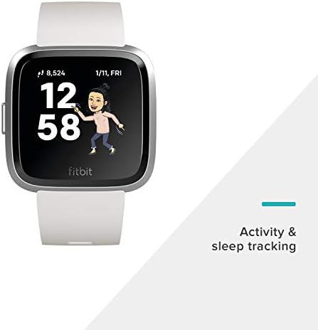 Fitbit Versa Lite Edition Smart Watch,GPS, One Size (S and L Bands Included)