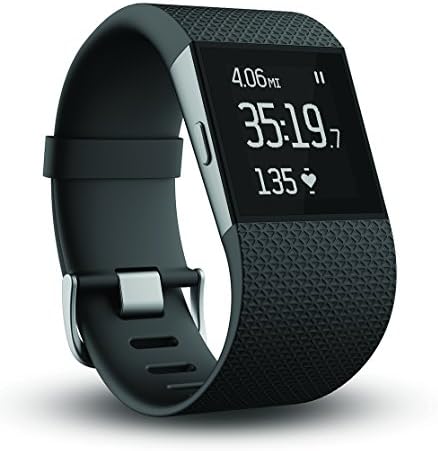 Fitbit Surge Fitness Superwatch, Black, Small (US Version)
