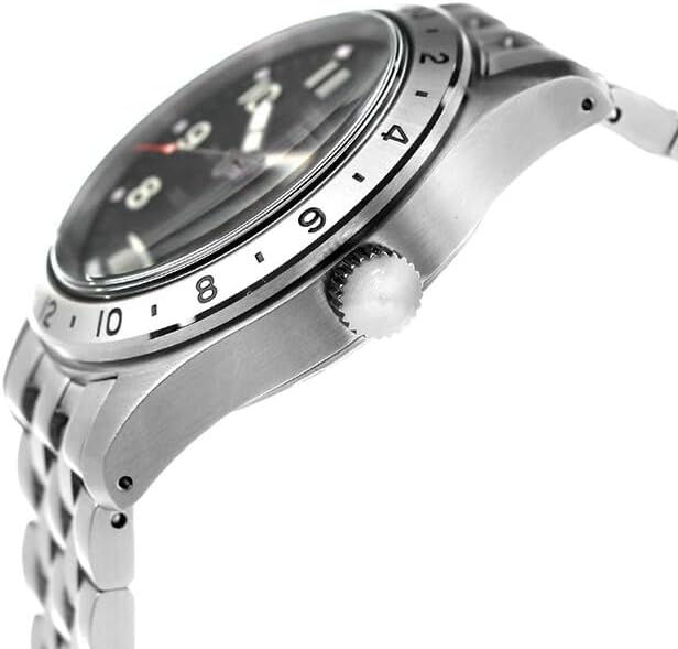 Seiko 5 Sports Field GMT Sports Style Automatic Men's Watch SBSC011, Black, Bracelet Type