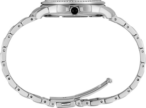 SEIKO Women's SUR591 Coutura, Diamond Adornment, Stainless Steel Case, Blue
