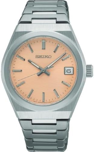 SEIKO Classic Quartz Salmon Dial Ladies Watch SUR577P1