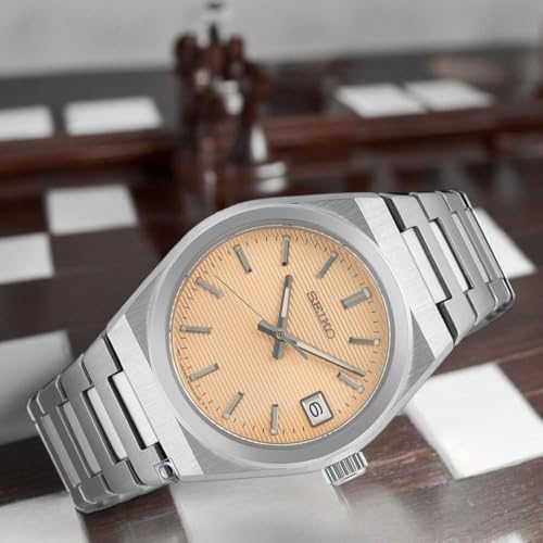 SEIKO Classic Quartz Salmon Dial Ladies Watch SUR577P1