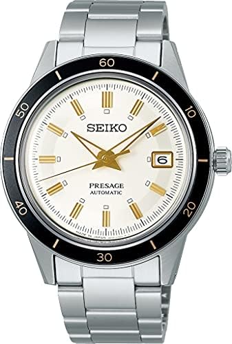 Seiko SRPG03J1 Style 60's Presage Automatic Watch, Made in Japan, Men's Wristwatch, Overseas Model, Bracelet Type