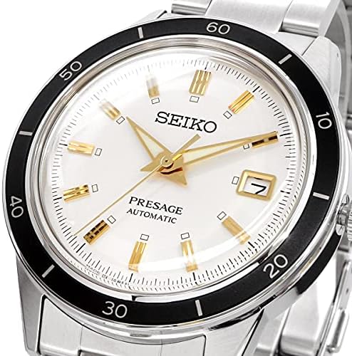 Seiko SRPG03J1 Style 60's Presage Automatic Watch, Made in Japan, Men's Wristwatch, Overseas Model, Bracelet Type