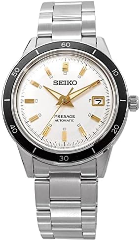 Seiko SRPG03J1 Style 60's Presage Automatic Watch, Made in Japan, Men's Wristwatch, Overseas Model, Bracelet Type