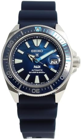 Seiko Prospex Automatic Diver SRPJ93K1 Samurai Great Blue PADI Special Edition Men's Watch with PADI Box