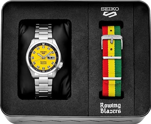 SEIKO Men's 5 Sports SRPJ69, Yellow
