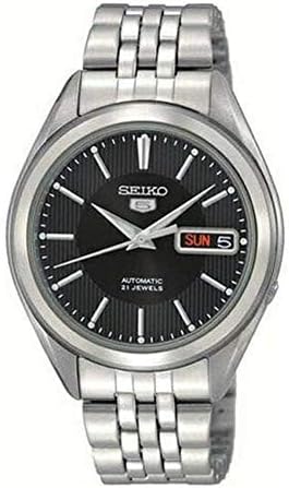 Seiko SNKL23K1 Men's Wristwatch, Seiko 5 Automatic, Bracelet Type