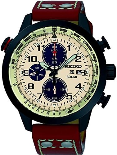 Seiko SSC425 Men's Prospex Chronograph Leather 43mm Watch