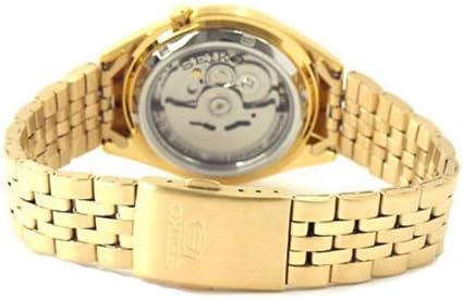 SEIKO Men's Gold Tone 5 Automatic Link Bracelet