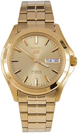 SEIKO 5 Automatic Gold Dial Men's Watch SNKK98K1