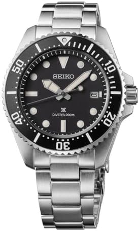 SEIKO Prospex Sea Solar Black Dial Men's Watch SNE597P1