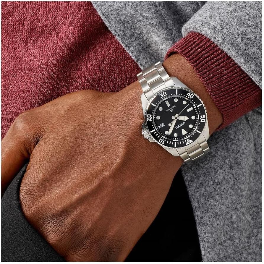 SEIKO Prospex Sea Solar Black Dial Men's Watch SNE597P1