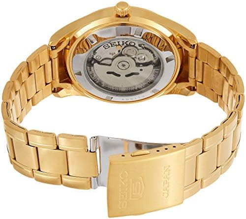 SEIKO 5 Automatic Gold Dial Men's Watch SNKN96J1