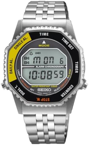 SEIKO Rotocall Alarm Chronograph Quartz Digital Watch SMGG17P1