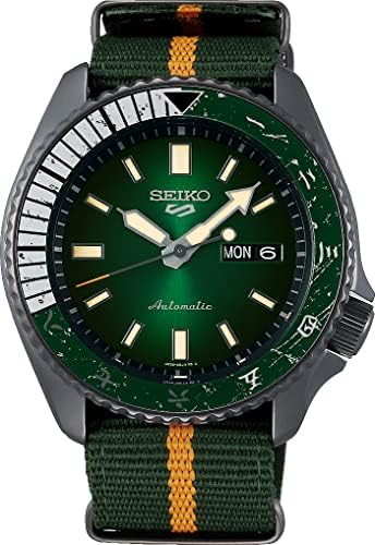 SEIKO 5 Sports Naruto & Boruto Limited Edition Automatic Green Dial Men's Watch SRPF73K1